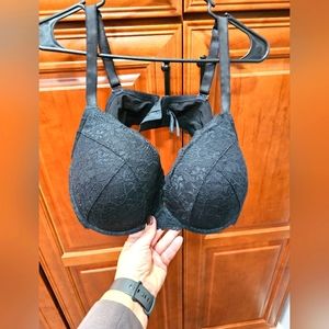 Torrid Black Plunge Lace Bra #405